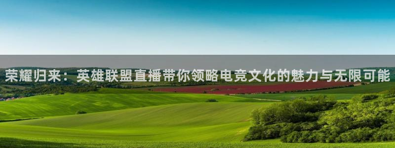袋鼠直播体育五大球联赛：荣耀归来：英雄联盟直播带你领略电竞文化的魅力与无限可能